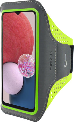 Hardloop Sportarmband geschikt voor Samsung Galaxy A04s/A13(4G en 5G) - Groen - Mobiparts