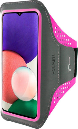 Hardloop Sportarmband geschikt voor Samsung Galaxy A22 5G - Roze - Mobiparts
