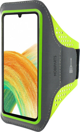 Hardloop Sportarmband geschikt voor Samsung Galaxy A33 5G - Groen - Mobiparts