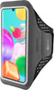 Hardloop Sportarmband geschikt voor Samsung Galaxy A41 - Zwart - Mobiparts