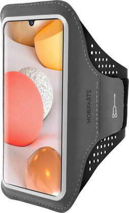 Hardloop Sportarmband geschikt voor Samsung Galaxy A42 5G - Zwart - Mobiparts