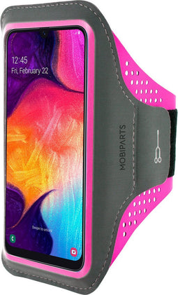 Hardloop Sportarmband geschikt voor Samsung Galaxy A50 - Roze - Mobiparts