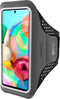 Hardloop Sportarmband geschikt voor Samsung Galaxy A71 - Zwart - Mobiparts