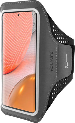 Hardloop Sportarmband geschikt voor Samsung Galaxy A72/A72 5G - Zwart - Mobiparts