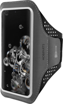 Hardloop Sportarmband geschikt voor Samsung Galaxy S20 Ultra - Zwart - Mobiparts