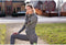 Hardloop Sportarmband geschikt voor Samsung Galaxy S21 FE - Oranje - Mobiparts