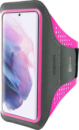 Hardloop Sportarmband geschikt voor Samsung Galaxy S21 - Roze - Mobiparts