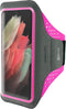 Hardloop Sportarmband geschikt voor Samsung Galaxy S21 Ultra - Roze - Mobiparts
