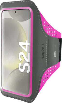 Hardloop Sportarmband geschikt voor Samsung Galaxy S24 - Roze - Mobiparts