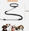 Hardloopriem Hond – Honden Riem Handsfree – Hardlopen met Hond – Canicross - 160-260 cm Zwart - Hardloopband Hond – Halsband Hond – Hondenlijn – Leiband Hond