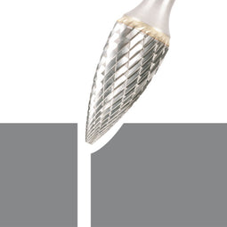 Hardmetalen stiftfrees vorm G 9,6 x 19 x 6 x 64mm - 304395