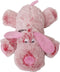 Harige Hond Roze/Blauw 35 cm