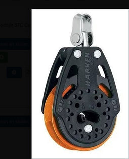 Harken 2135 Orange 1-schijfs 57C Carbo Ratelblok
