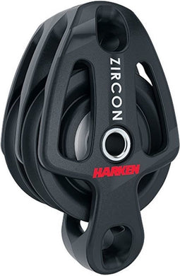 Harken 2193 2-schijfs 40mm Zircon blok met hondsvot