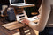 Harmoni - Sta-bureau - Walnoothout