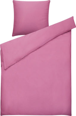HARMONRIDGE - Beddengoed - Roze - 135 x 200 cm - Katoen