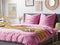 HARMONRIDGE - Beddengoed - Roze - 135 x 200 cm - Katoen