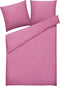 HARMONRIDGE - Beddengoed - Roze - 155 x 220 cm - Katoen