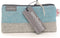 Harris Tweed Make-up tas Groenblauw