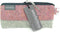 Harris Tweed Make-up tas Roze