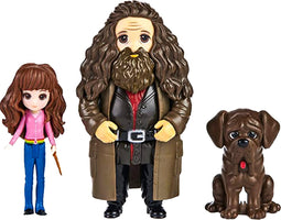 Harry Potter Magical Minis - Hermelien Griffel en Hagrid - 7,5cm