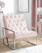 HARSTAD - Fauteuil - Roze - Fluweel