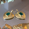 Harten met een groene Onyx