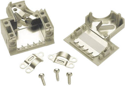Harting 09 67 050 0573 D-sub behuizing Aantal polen: 50 Kunststof 45 ° Grijs 1 stuk(s)