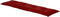 Hartman bankkussen Havana 180x50x9 cm - rood