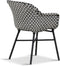 Hartman Delphine Dining Tuinstoel - Zwart/Wit Wicker