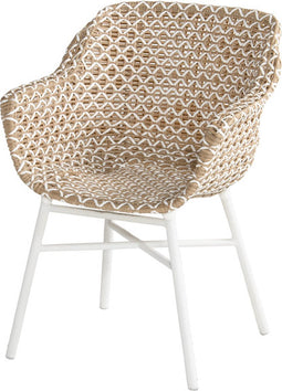 Hartman Delphine Honey Wicker - Dining Tuinstoel - Set Van 2 + Gratis Zitkussens T.w.v. € 29,90