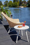 Hartman Delphine Wicker Loungestoel – Honey – Aluminium Onderstel