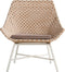 Hartman Delphine Wicker Loungestoel – Honey – Aluminium Onderstel