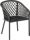 Hartman Hera Rope Dining Tuinstoel - Zwart Rope excl. Kussen