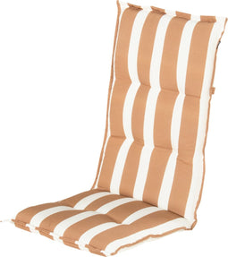 Hartman Roma Caramel - Tuinkussen - Universeel - Hoge Rug - 123x50cm - Tuinstoelkussen - Standenstoel kussen voor tuinstoel