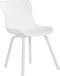 Hartman Sophie dining tuinstoel - Wit - set van 2 - wit element onderstel