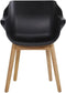 Hartman Sophie Studio dining armstoel - Carbon Black - Teak poot