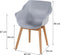 Hartman Sophie Studio dining armstoel - Misty Grey - Teak poot