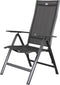 Hartman Troy - verstelbare tuinstoel - Antraciet - Aluminium