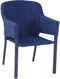 Hartman Tuinstoel Cairo - Blauw - Stapelbaar