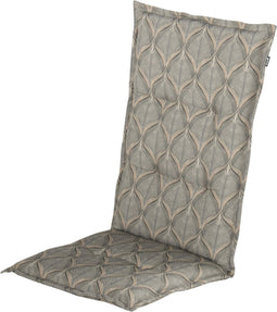 Hartman Vince Grey - Tuinkussen - Universeel - Hoge Rug - 123x50cm - Tuinstoelkussen - Standenstoel kussen voor tuinstoel