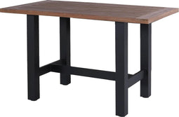 Hartman Yasmani Bartafel L180 X B100 X H110 - Vintage Bruin Teakhout - Zwart H-Frame