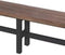 Hartman Yasmani Eet & Tuinbank 300x42x47 - Vintage Bruin Teakhout - Zwart H-Frame