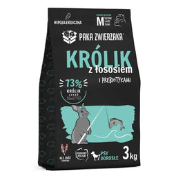 Voer Paka Zwierzaka Rabbit with salmon M Konijn 3 Kg