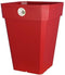 Bloempot Riviera Soleilla Vierkant Rood 39 x 39 x 53 cm