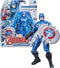 Hasbro Gaming, Captain America Gelede Marvel Avengers Mech Strike met Schild, Blauw