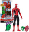 Hasbro Gaming, Marvel Spider-Man gemodelleerd met Goblin aanvalsuitrusting uit de Titan Heroes serie, Veelkleurig