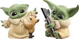 Hasbro Star Wars - 2Pack Grogu LothCat Cuddles & Darksaber Discovery 6 cm Verzamelfiguur - Bounty Collection - Multicolours