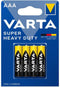 Varta Superlife - Koolzink R03/AAA - 1,5 Volt - (4 stuks)