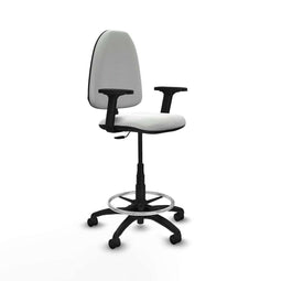 Piqueras y Crespo B2D01RN - Bureaustoel - Hoogteverstelbaar met armleuning - Wit
